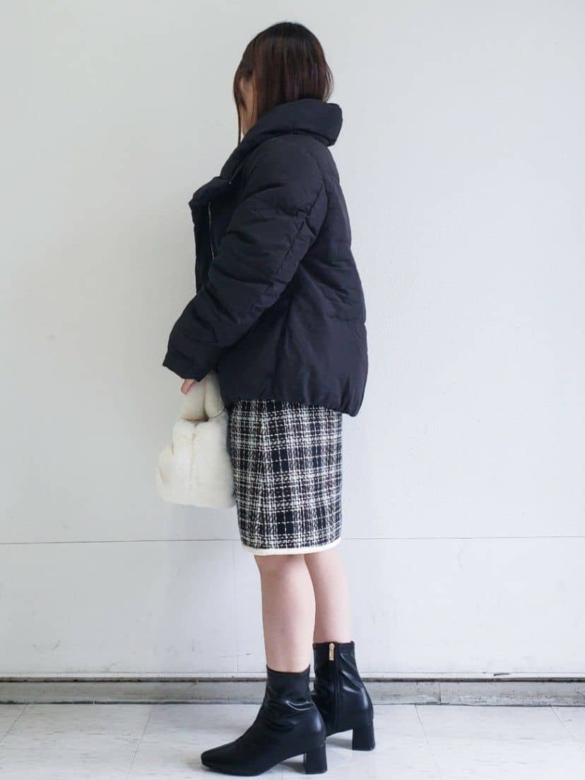 Riaさんの「index｜KAWADAダウンショートコート【撥水／洗濯機OK／静電気防止裏地】《XS～LL》」を使ったコーディネート