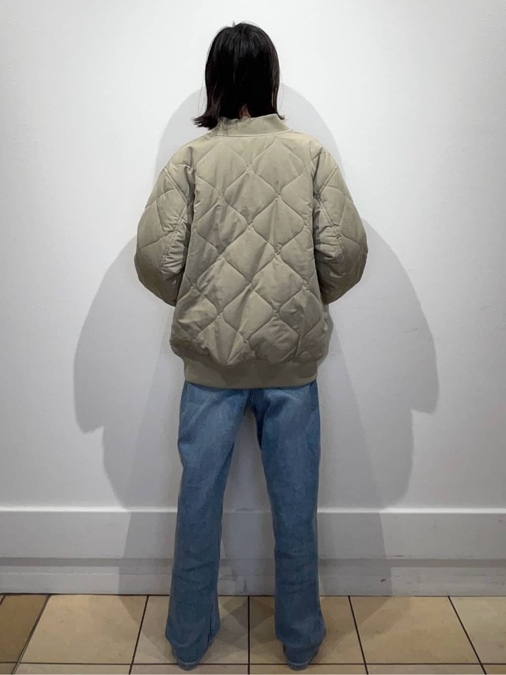 ももちぃさんの「index｜チェーン&times;フェイクパール マンテルネックレス」を使ったコーディネート