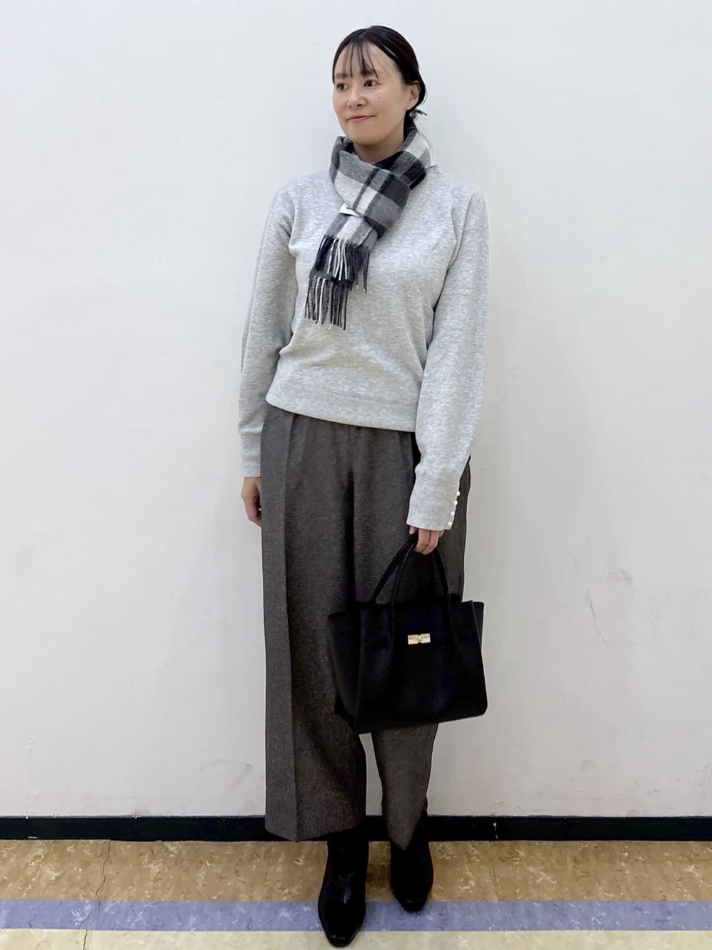 akariさんの「index｜KAWADAダウンドロストミドルコート【撥水／洗濯機OK／2WAY／静電気防止裏地】《XS～3L》」を使ったコーディネート