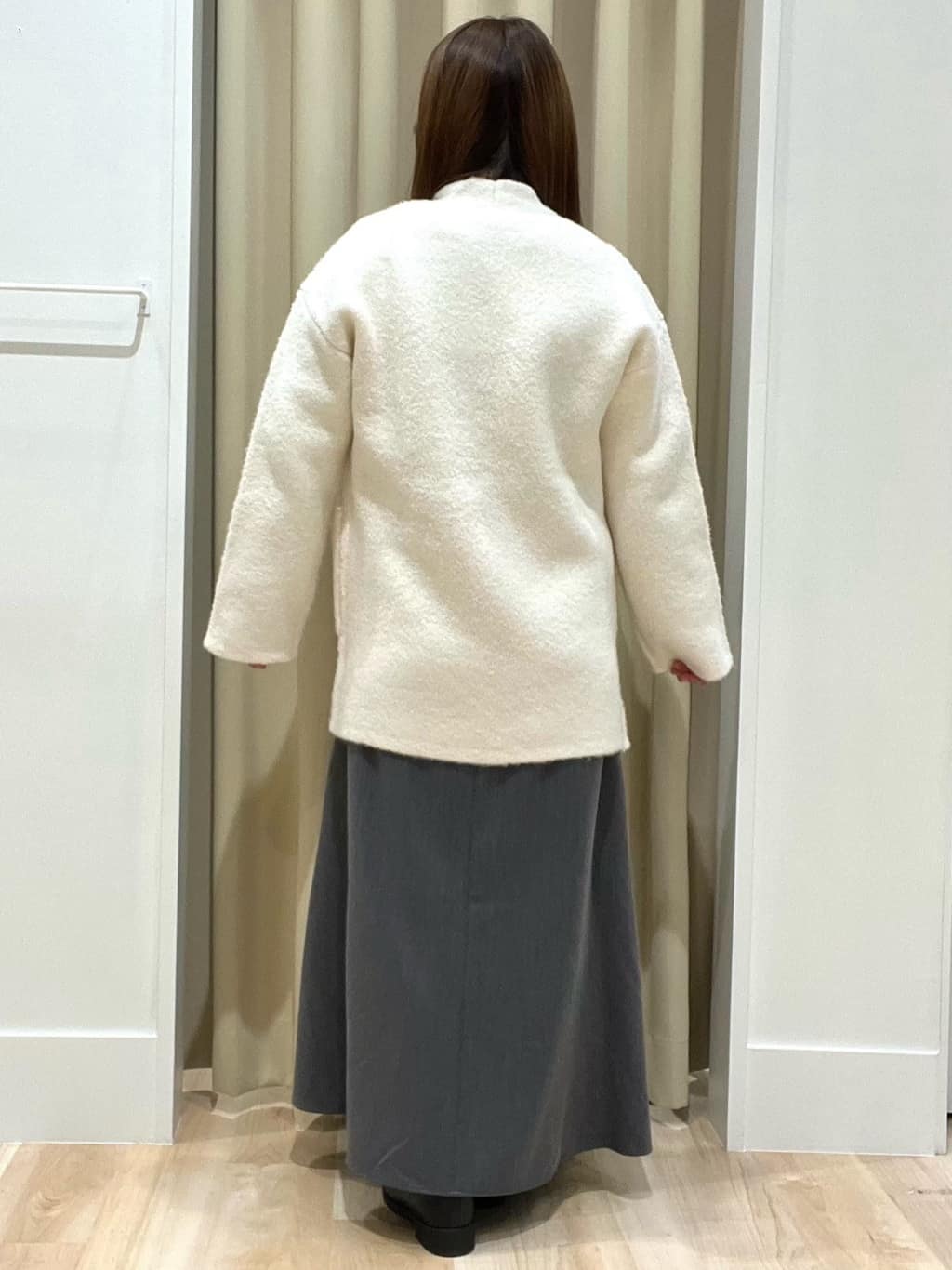 たまさんの「grove｜ボーダーアソートベーシックロンT」を使ったコーディネート
