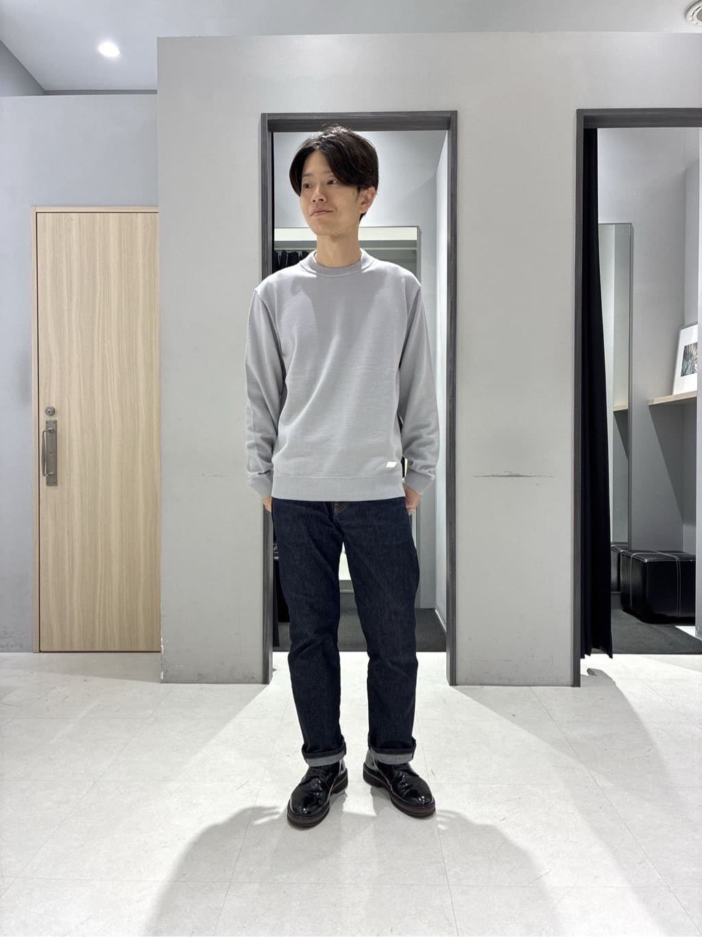 わいずみさんの「TAKEO KIKUCHI｜カシミヤブレンド ビーバー調ピンヘッドスタンドカラーコート」を使ったコーディネート