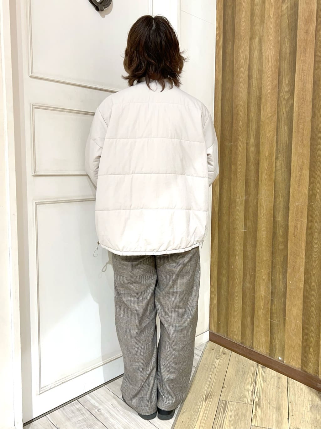 yuriyuriさんの「SHOO･LA･RUE｜【あったか】クラシカルなチェック柄 裏起毛カーブパンツ」を使ったコーディネート