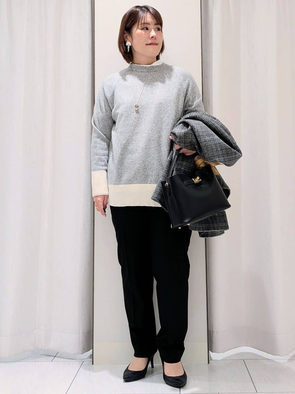 Onumaさんの「UNTITLED｜【ミディ丈/軽やか】セミラグランリバー コート」を使ったコーディネート
