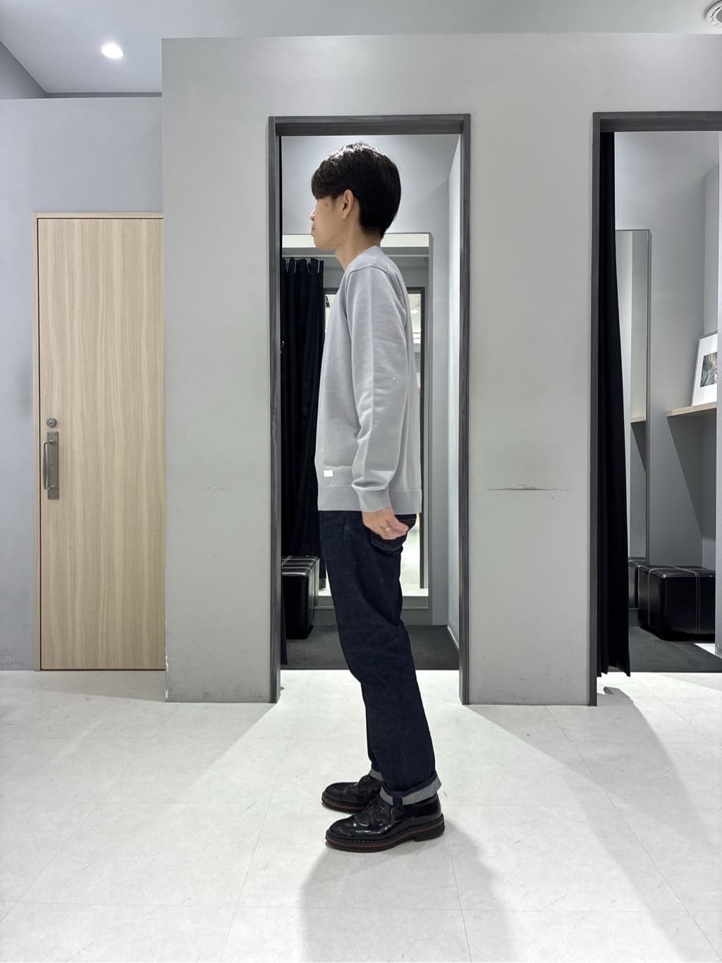 わいずみさんの「TAKEO KIKUCHI｜カシミヤブレンド ビーバー調ピンヘッドスタンドカラーコート」を使ったコーディネート
