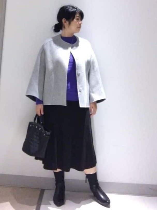sakoさんの「Reflect｜【秋映え／ゆったり着られる◎】ドルマンシルエットニット」を使ったコーディネート