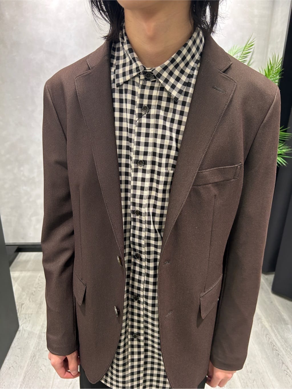 ruiさんの「TAKEO KIKUCHI｜マルチギンガムチェック シャツ」を使ったコーディネート