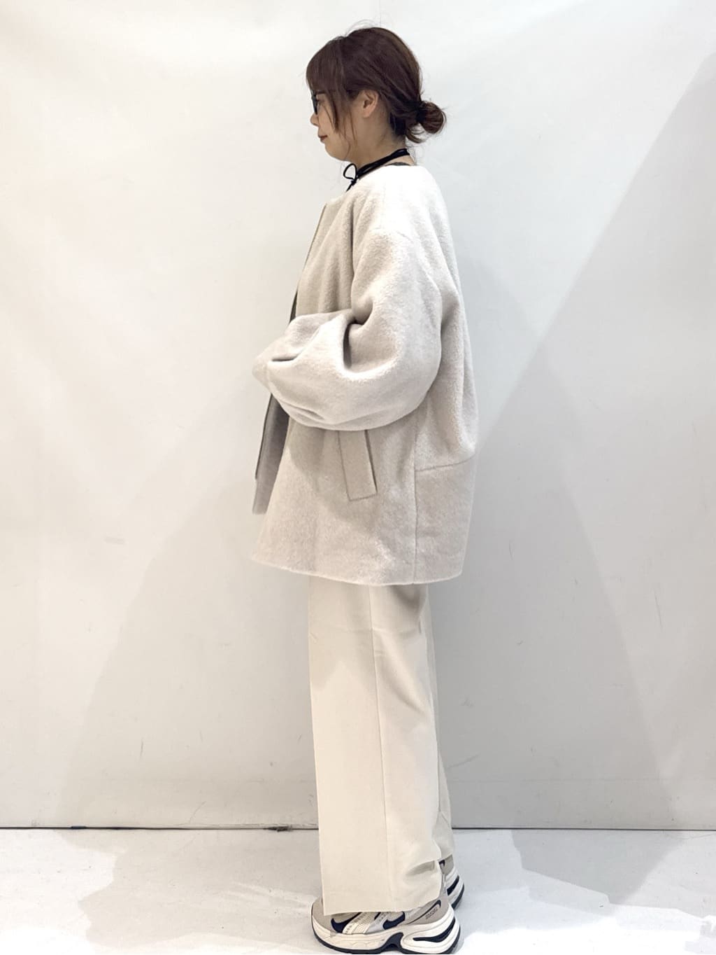 やすさんの「OPAQUE.CLIP｜ウォームタッチ イージーワイドパンツ【洗濯機洗OK／ストレッチ】≪SS～LL≫」を使ったコーディネート