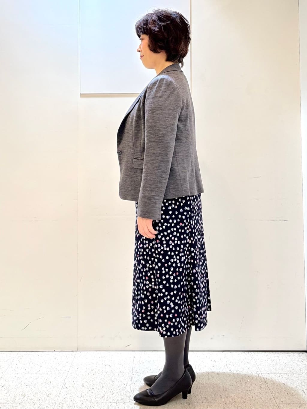 ヤスコさんの「Reflect｜【SS-4Lサイズ】匠ジャケット／ベーシックテーラード／WEB先行カラーあり」を使ったコーディネート
