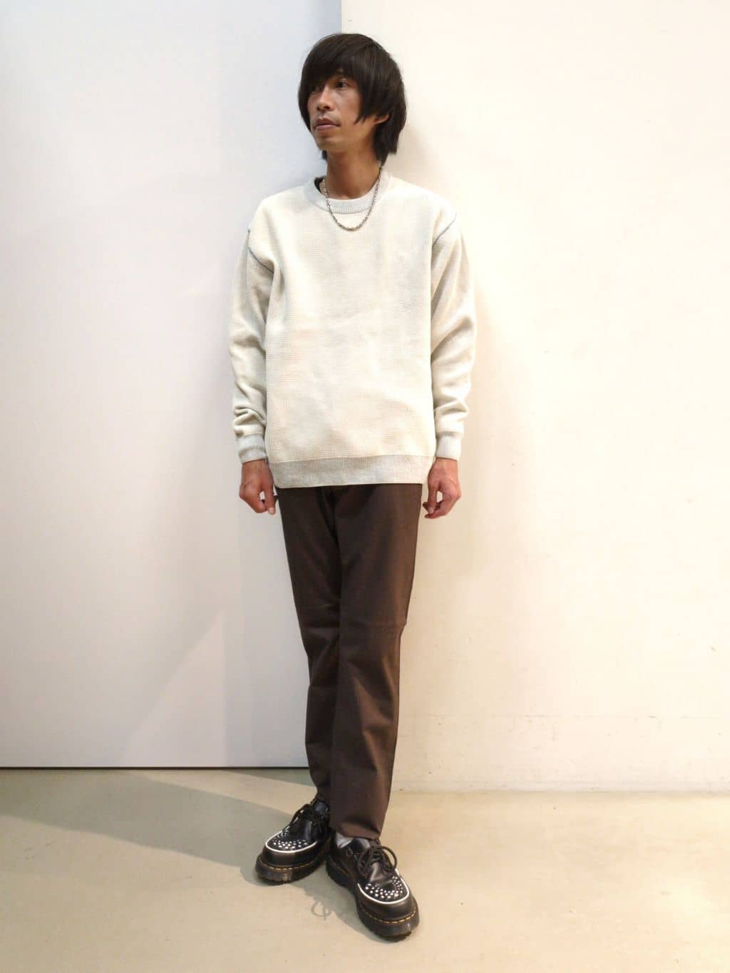 takeさんの「THE SHOP TK｜【大人の上品カジュアルを叶える】ハグするニット 洗濯機OK／6色展開」を使ったコーディネート