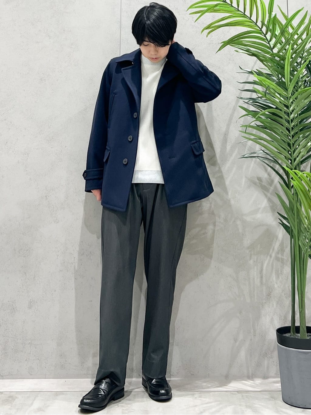 SHI-MAさんの「THE SHOP TK｜ウーリックシングルPジャケット」を使ったコーディネート