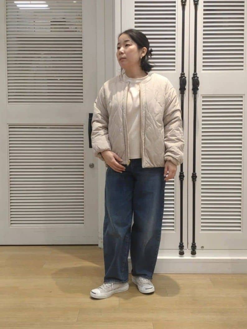 kaiさんの「Dessin｜【2WAY】リバーシブルタフタボアアウター」を使ったコーディネート