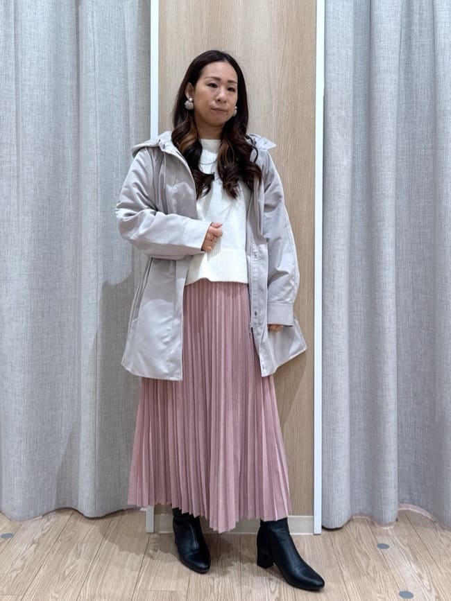 sachiさんの「grove｜最終お値下げ！！【名品アウター/3WAY・はっ水】ボアライナー付きモッズコート」を使ったコーディネート