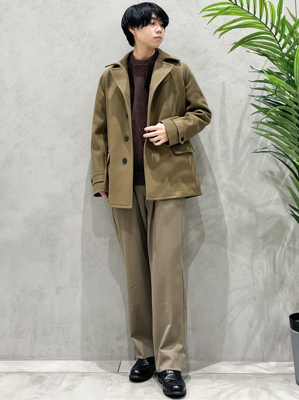 SHI-MAさんの「THE SHOP TK｜ウーリックシングルPジャケット」を使ったコーディネート