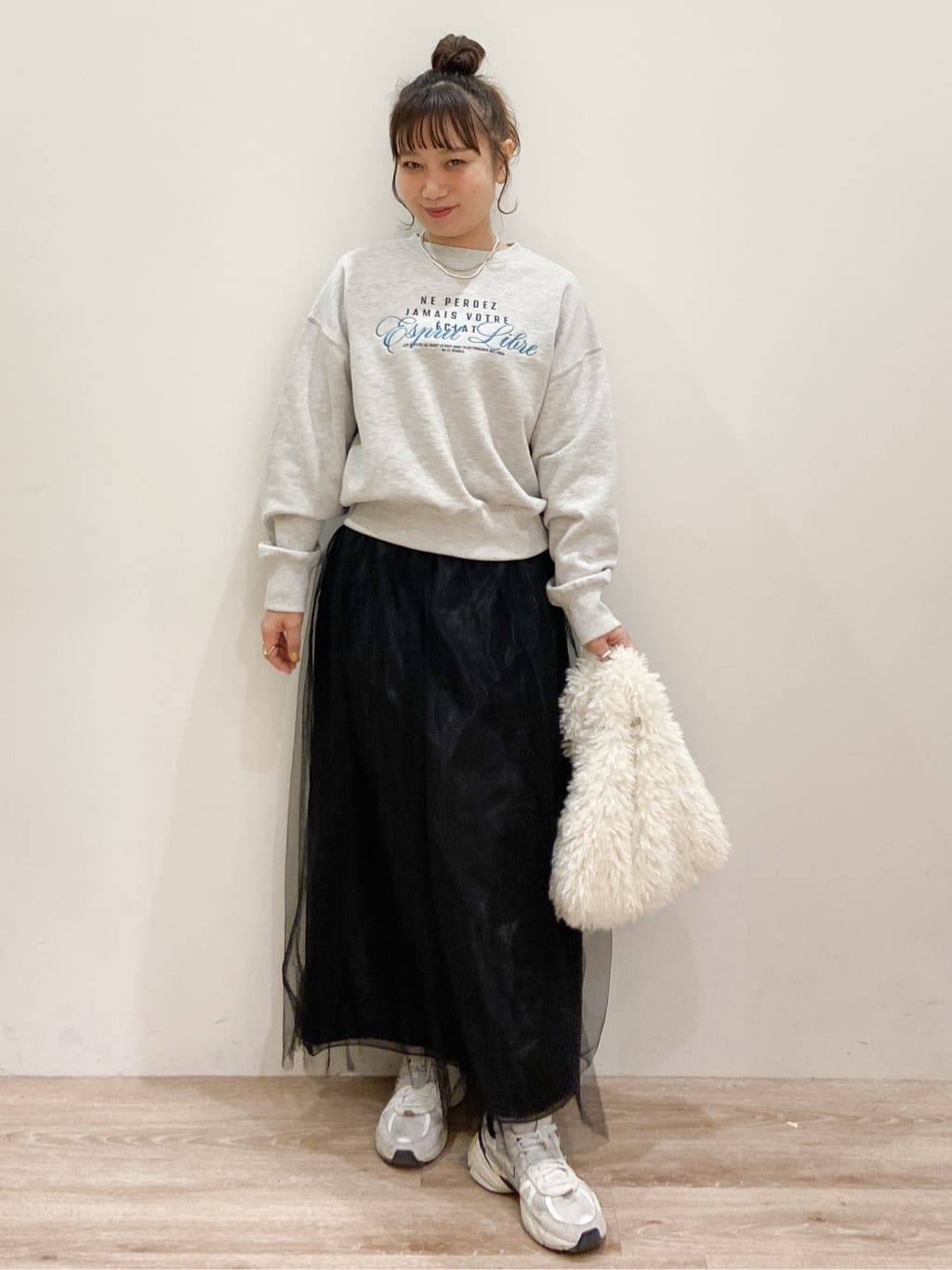 risayanさんの「OPAQUE.CLIP｜裏毛プリント刺繍ロゴ【洗濯機OK】」を使ったコーディネート