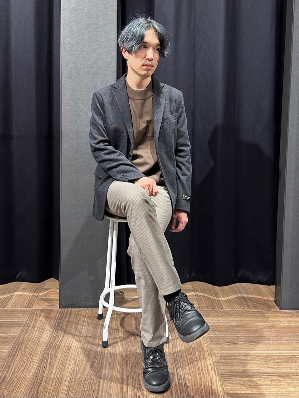 tomoyaさんの「THE SHOP TK｜尾州ホームスパンジャケット」を使ったコーディネート