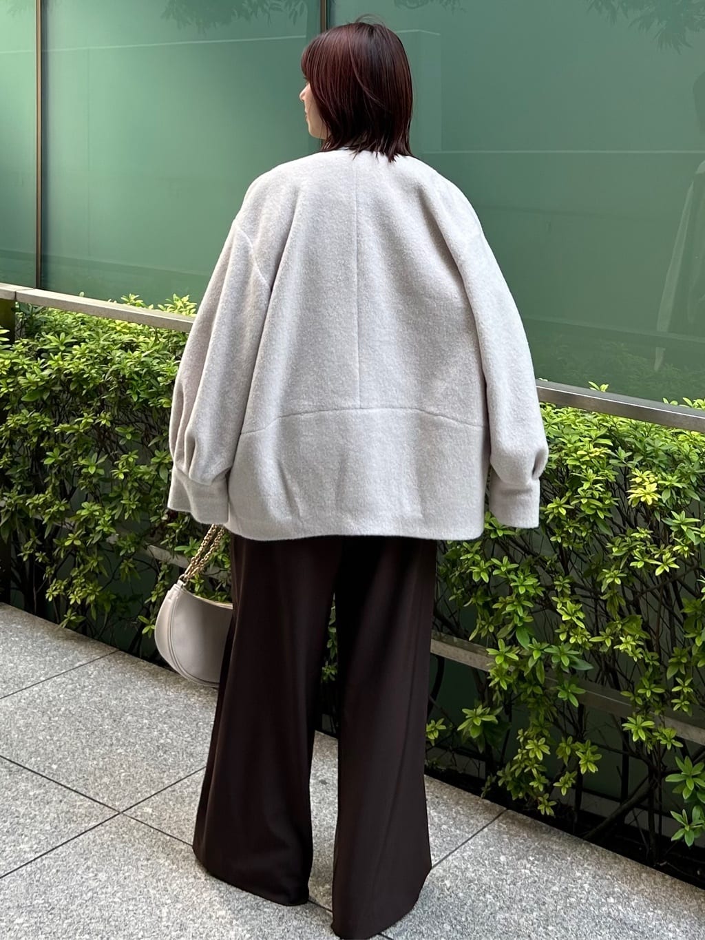 RINAさんの「OPAQUE.CLIP｜シアーハイネックトップス【洗濯機OK】」を使ったコーディネート