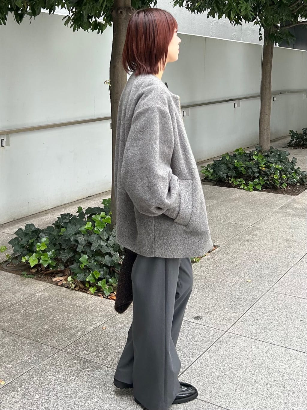 RINAさんの「OPAQUE.CLIP｜クルーニットカーディガン／エクストラファインメリノウール【THEシリーズ／洗濯機OK】」を使ったコーディネート