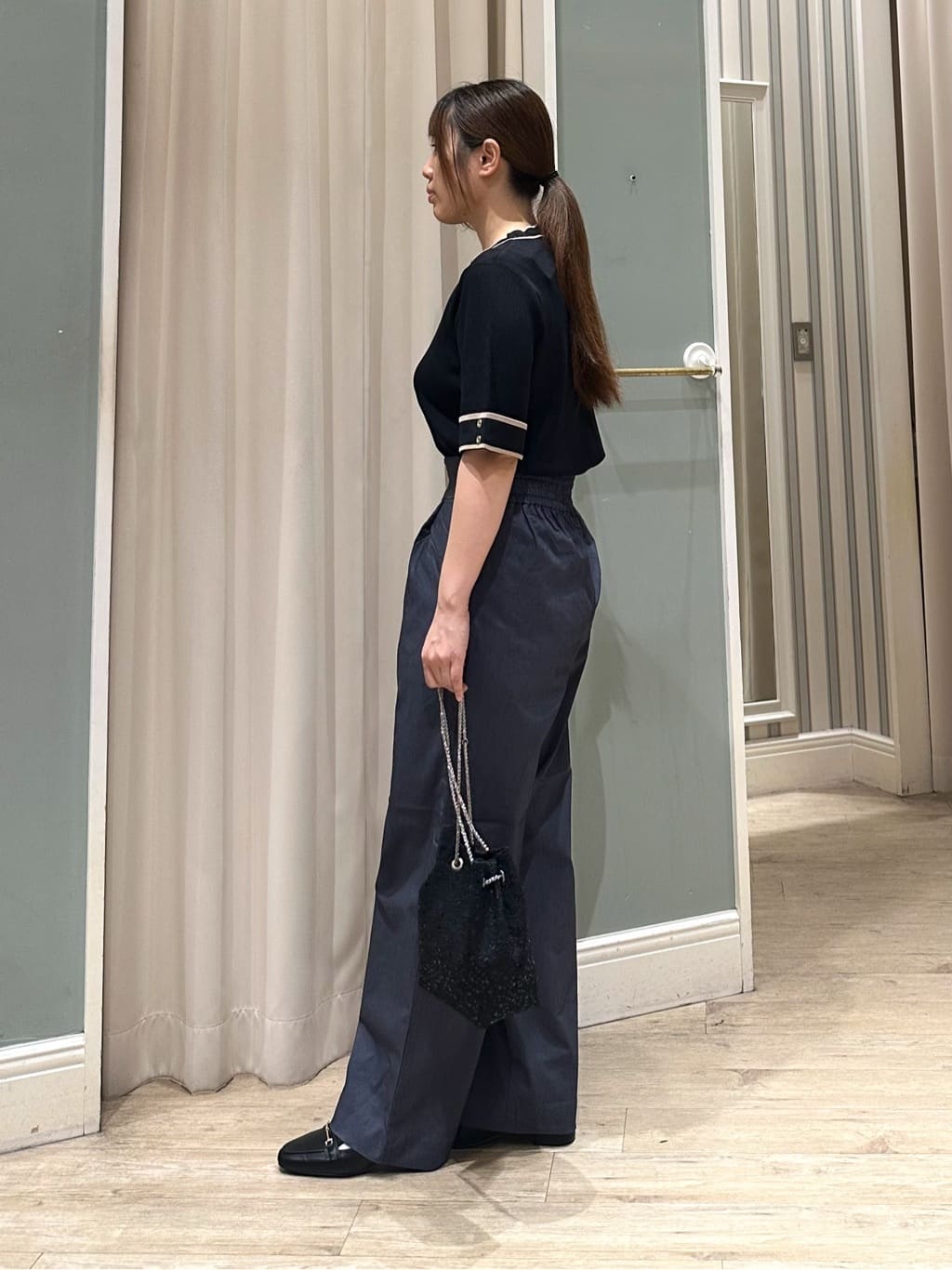 Ririさんの「grove｜【2WAY】ハイパーストレッチストラップパンツ」を使ったコーディネート