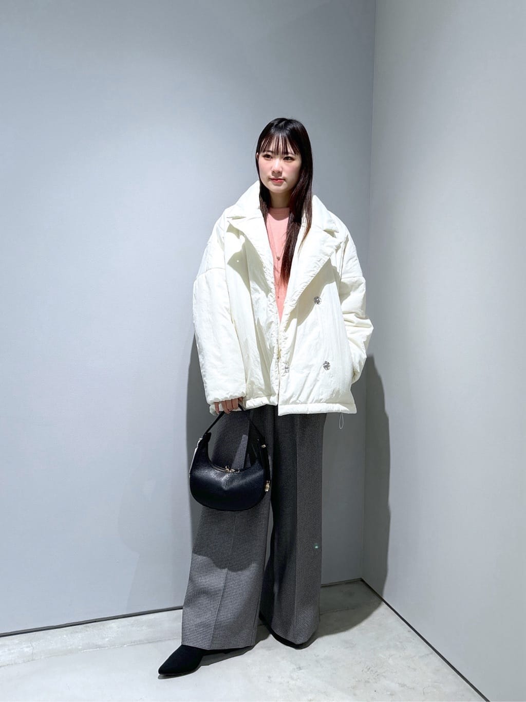 Renoさんの「INDIVI｜パディングフォルムコート」を使ったコーディネート