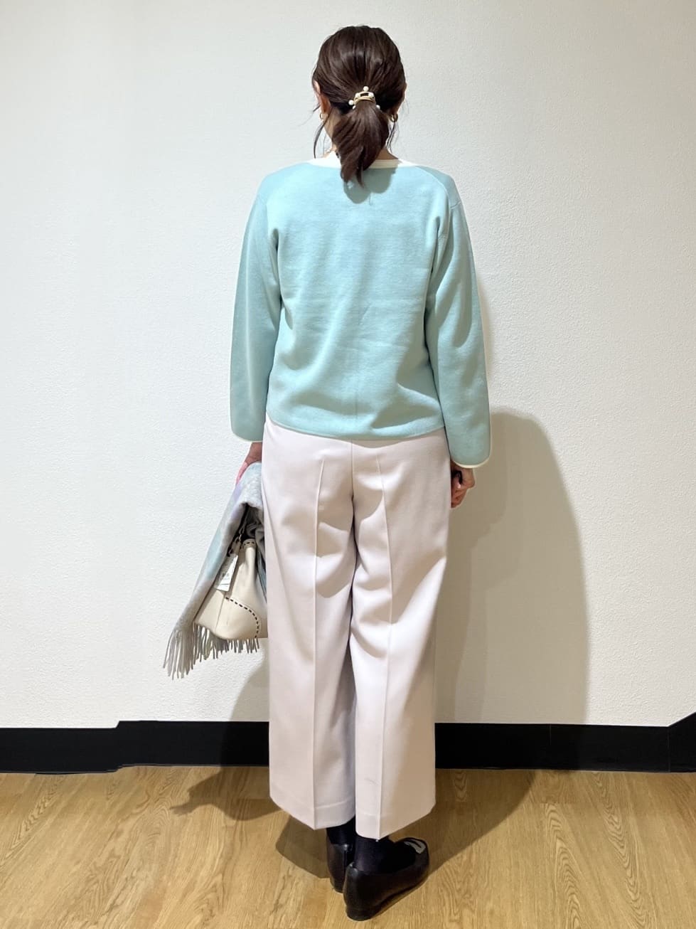 ayaさんの「Reflect｜【SS-4Lサイズ／衿が顔に当たらない◎】スタンドネックミドルコート」を使ったコーディネート
