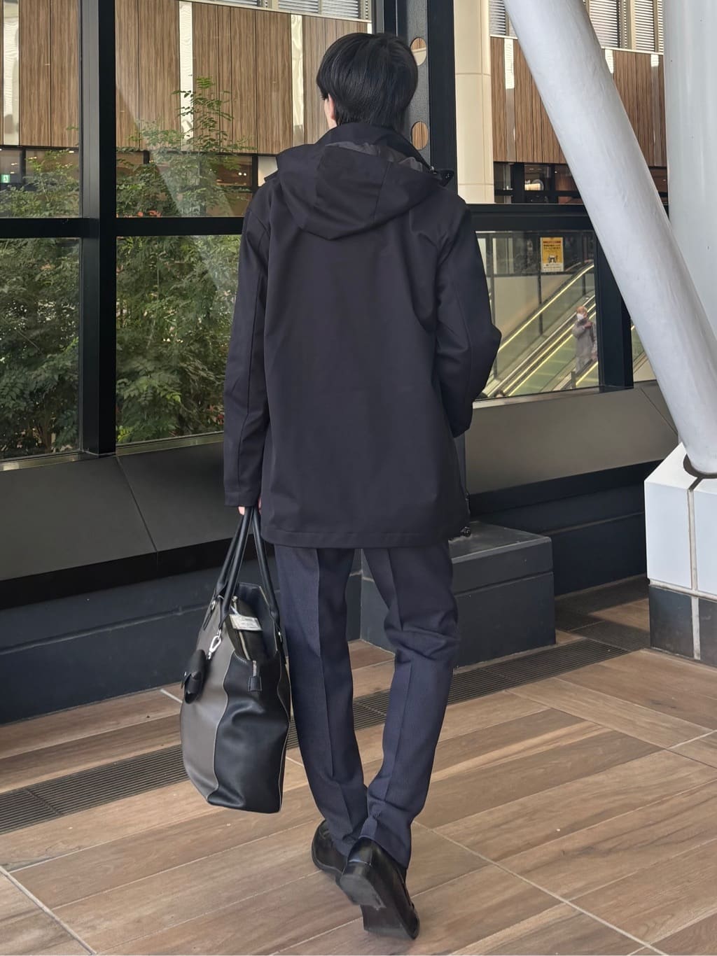 うらしーさんの「THE SHOP TK｜【3WAY】中綿ライナー付き カルゼコート　洗濯機OK/ON・OFF対応」を使ったコーディネート