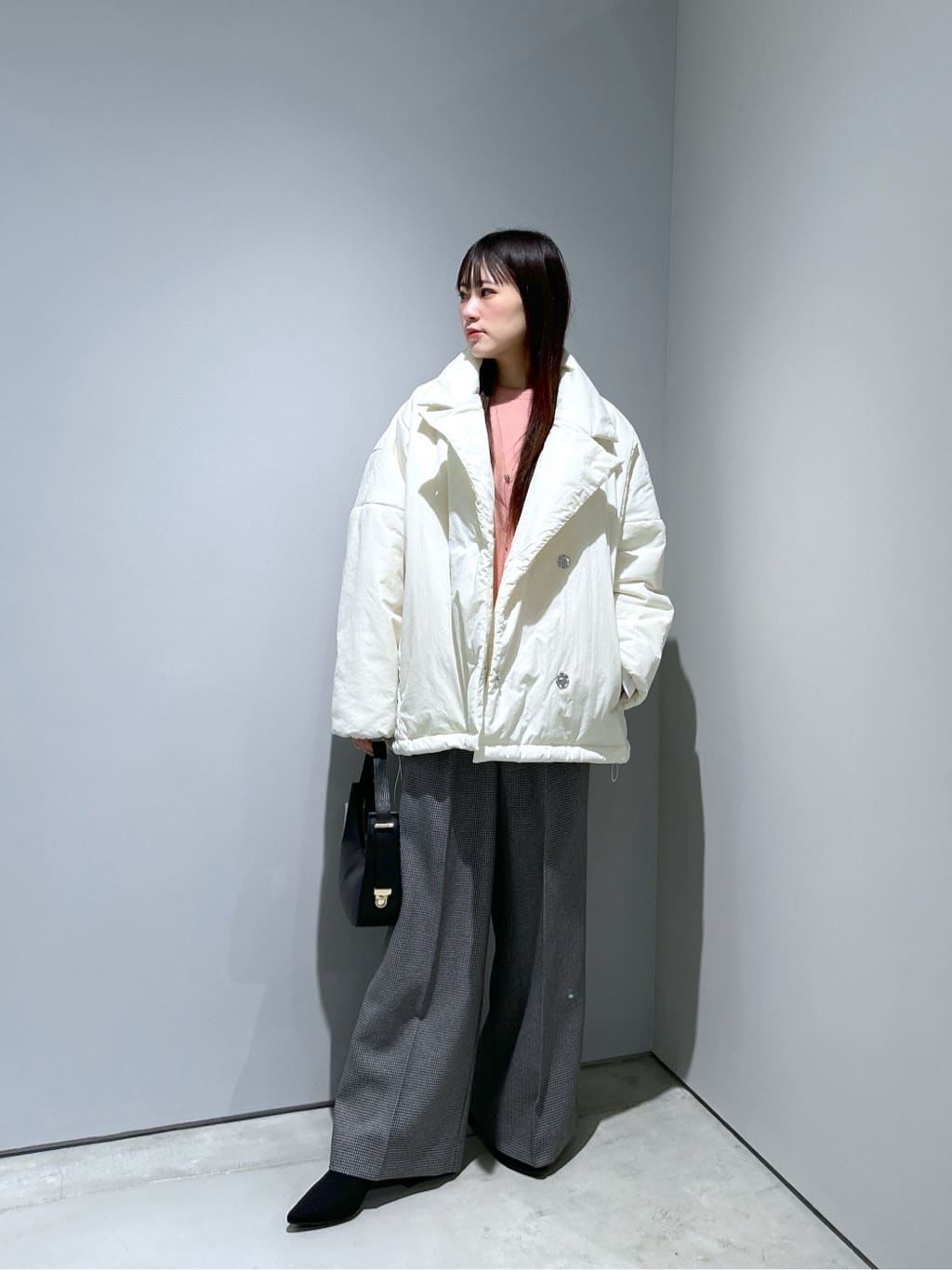 Renoさんの「INDIVI｜パディングフォルムコート」を使ったコーディネート