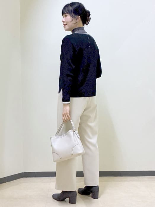  beni_gingerさんの「Reflect｜【SS-4Lサイズ／衿が顔に当たらない◎】スタンドネックミドルコート」を使ったコーディネート