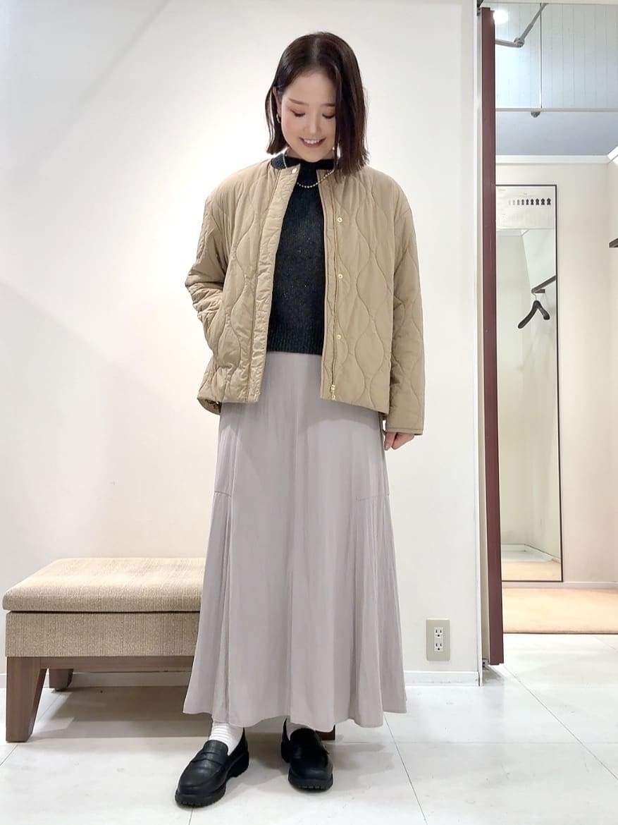 YUIさんの「UNTITLED｜【セットアップ可/ゆったり】ウール混ラメニット」を使ったコーディネート
