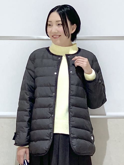 eriko さんの「Dessin｜【撥水・2WAY】ミュラーダウンコートミドル丈」を使ったコーディネート