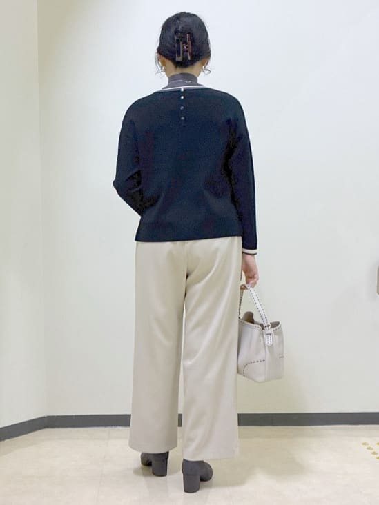  beni_gingerさんの「Reflect｜【SS-4Lサイズ／衿が顔に当たらない◎】スタンドネックミドルコート」を使ったコーディネート