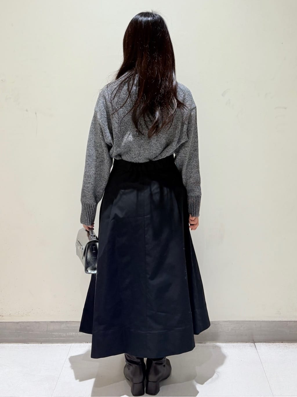 きみさんの「OPAQUE.CLIP｜タフタフレアスカート【洗濯機OK】」を使ったコーディネート