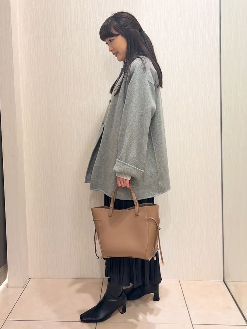 SAHOさんの「UNTITLED｜【8色展開/洗える】ウールカシミヤ ハイネックニット」を使ったコーディネート