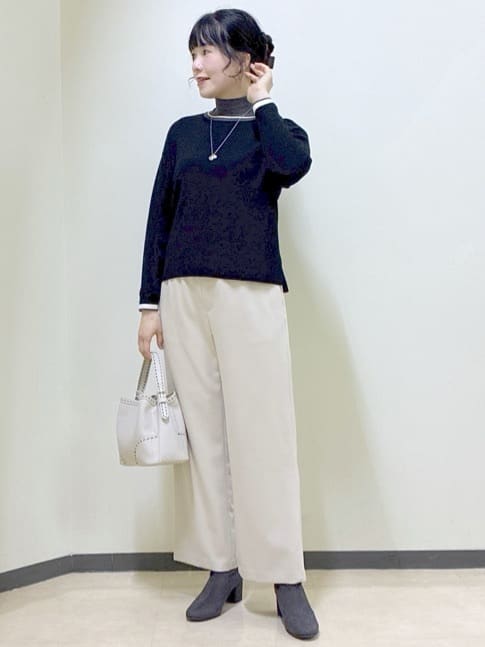  beni_gingerさんの「Reflect｜【SS-4Lサイズ／衿が顔に当たらない◎】スタンドネックミドルコート」を使ったコーディネート