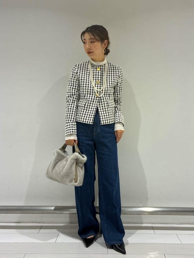 Rinさんの「UNTITLED｜【セットアップ可能】クラシックチドリ ジャケット」を使ったコーディネート