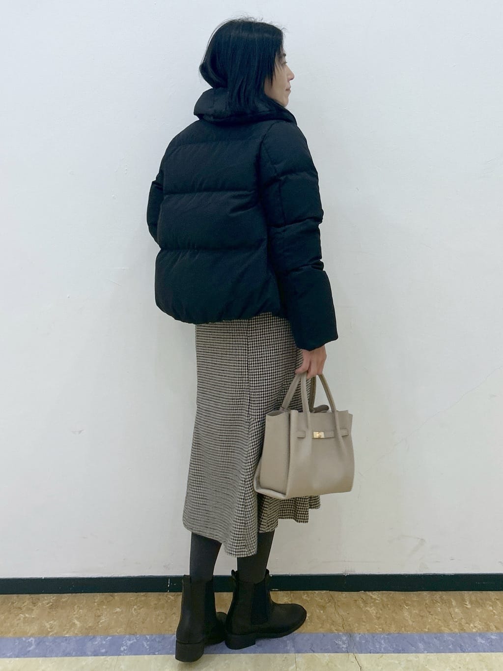 su.さんの「index｜KAWADAダウンショートコート【撥水／洗濯機OK／静電気防止裏地】《XS～LL》」を使ったコーディネート
