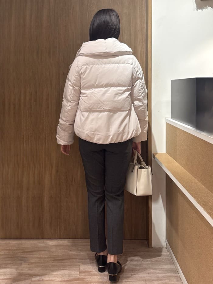 このかさんの「index｜KAWADAダウンショートコート【撥水／洗濯機OK／静電気防止裏地】《XS～LL》」を使ったコーディネート