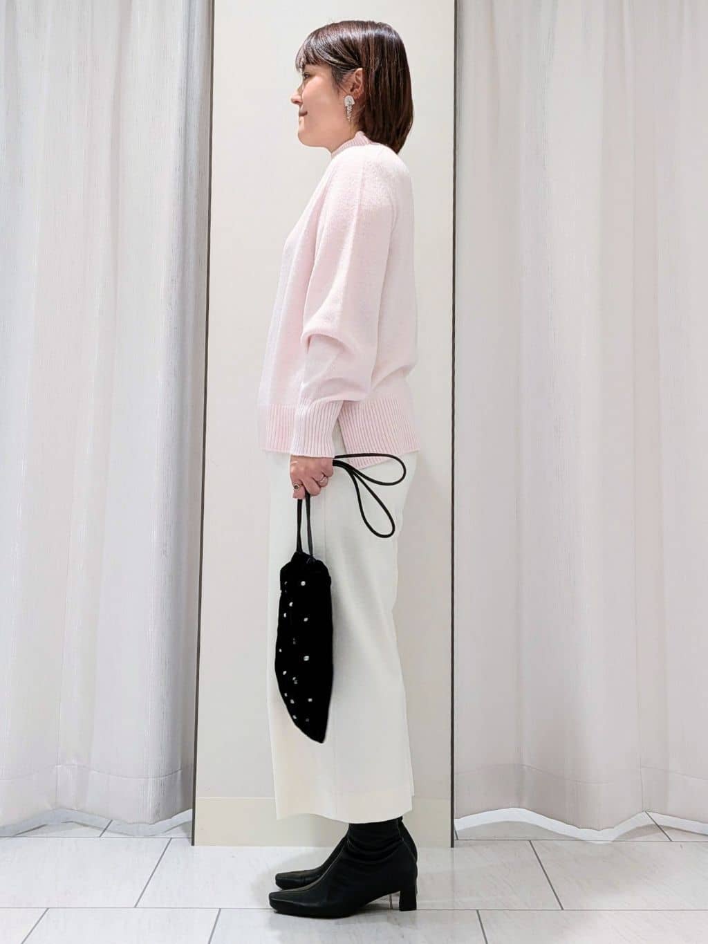Onumaさんの「UNTITLED｜【8色展開/洗える】ウールカシミヤ ハイネックニット」を使ったコーディネート