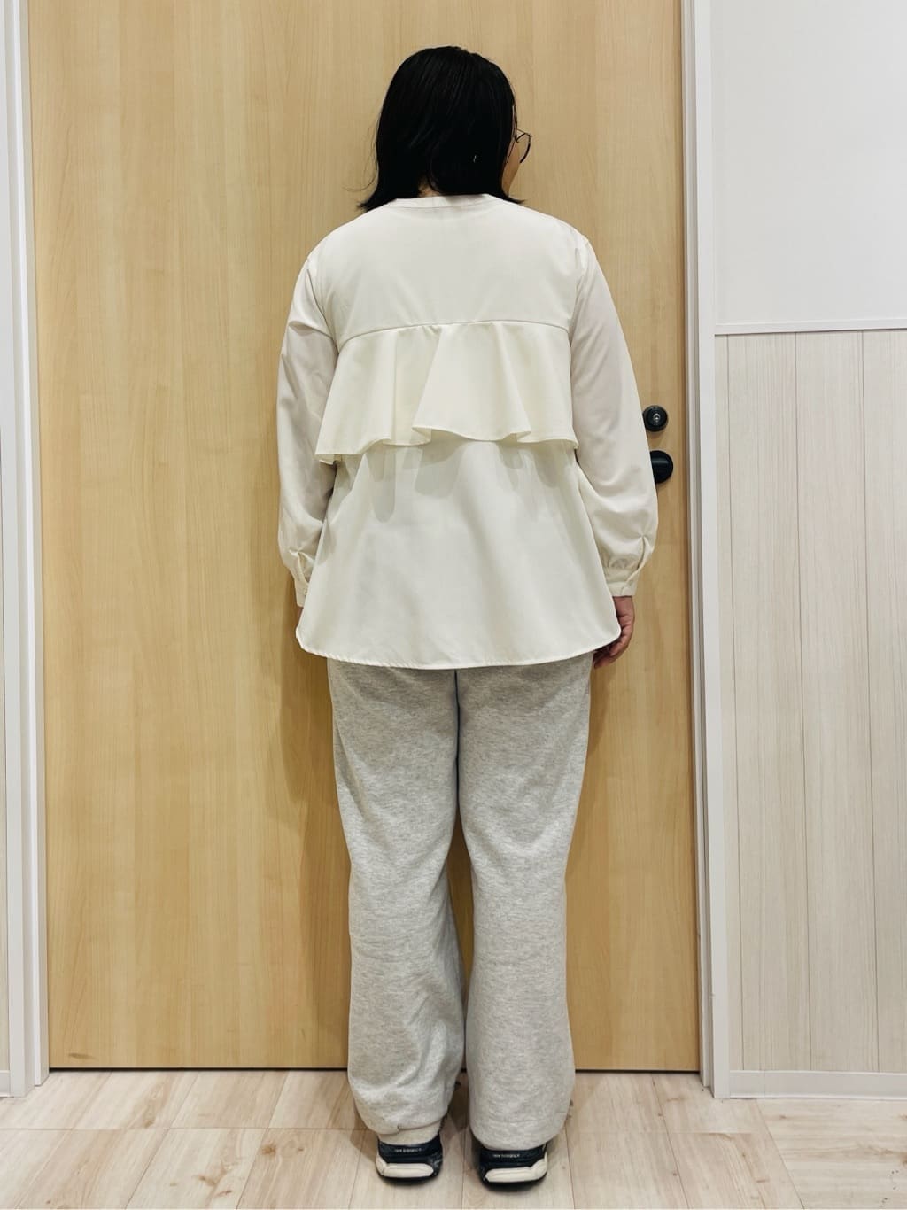 すーさんの「SHOO･LA･RUE｜【洗濯機可/撥水/リバーシブル】 ノーカラー中綿ブルゾン」を使ったコーディネート
