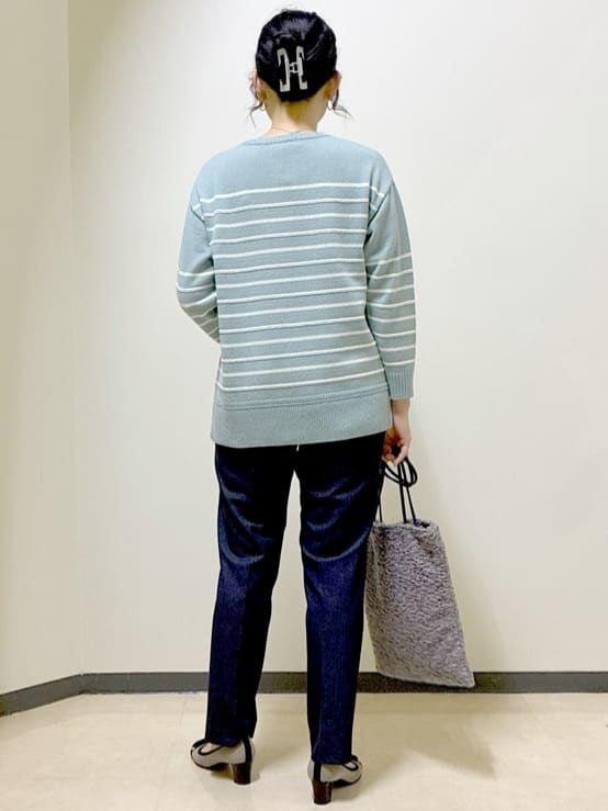  beni_gingerさんの「Reflect｜【高身長さんに嬉しい長め丈追加！／私のパンツ／すっきり見え◎】テーパードパンツ」を使ったコーディネート