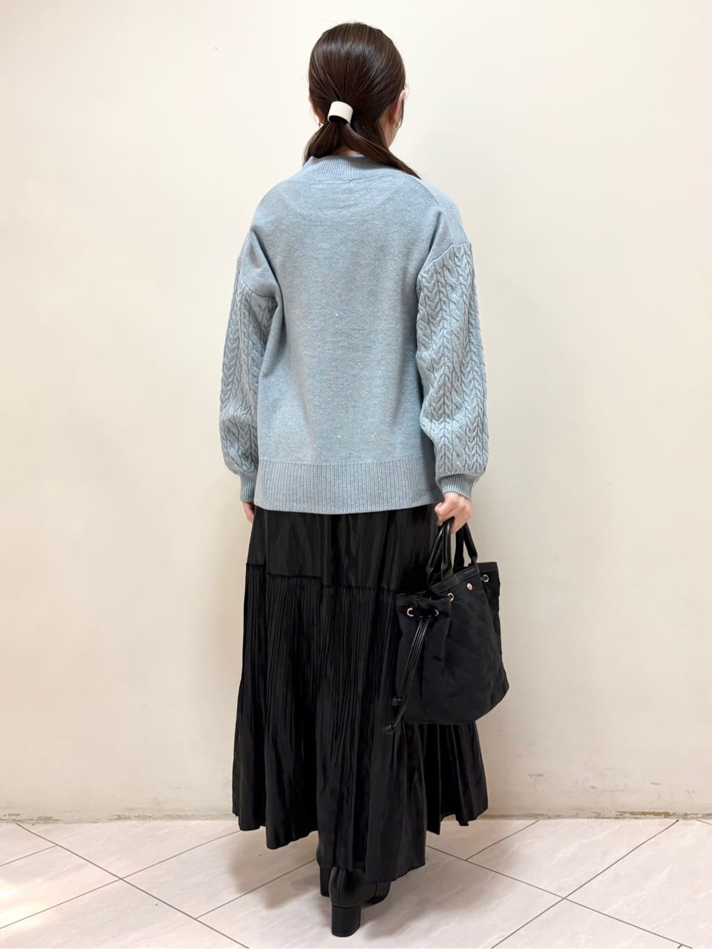 mikiさんの「Reflect｜【腰周りすっきり◎】プリーツギャザースカート」を使ったコーディネート