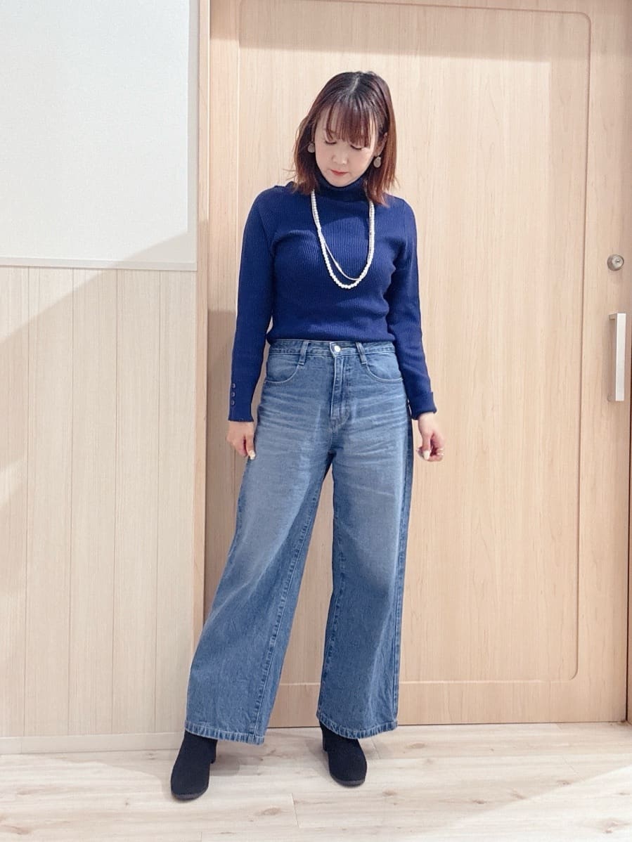モカさんの「SHOO･LA･RUE｜起毛ニットブーツ」を使ったコーディネート