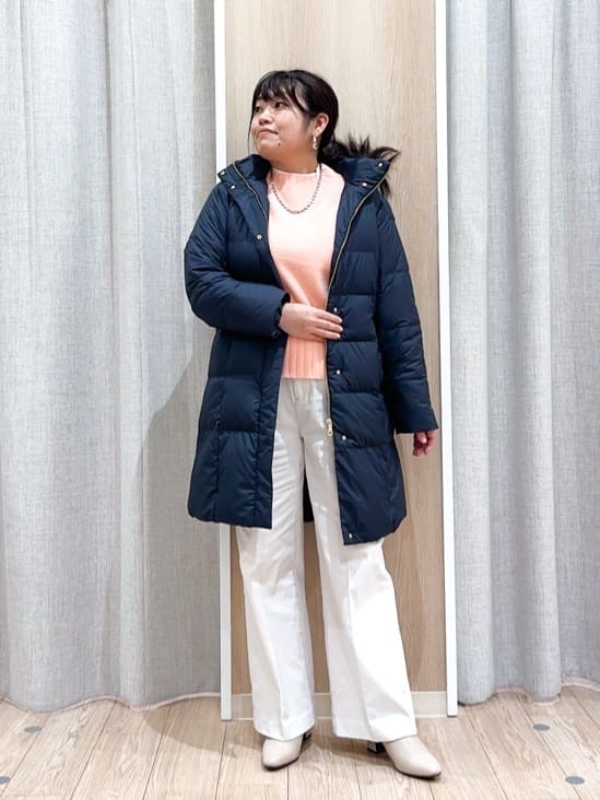 naoさんの「grove｜【名品アウター/800FP・多機能】つつまれダウンロング」を使ったコーディネート