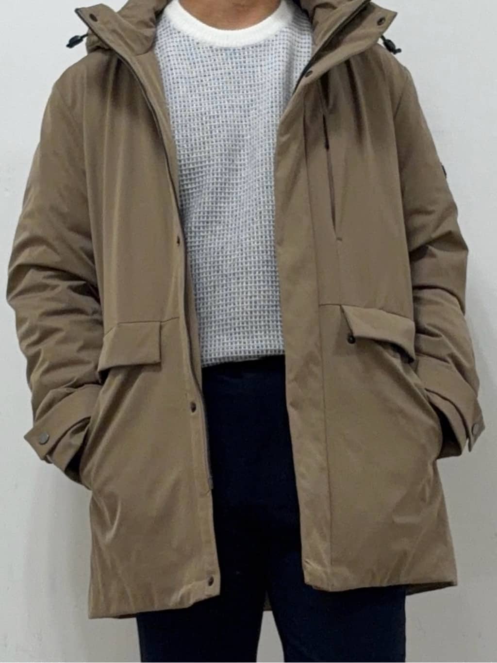 Hiroさんの「TAKEO KIKUCHI｜【None Of Stress】ストレッチ ダウンブルゾン」を使ったコーディネート