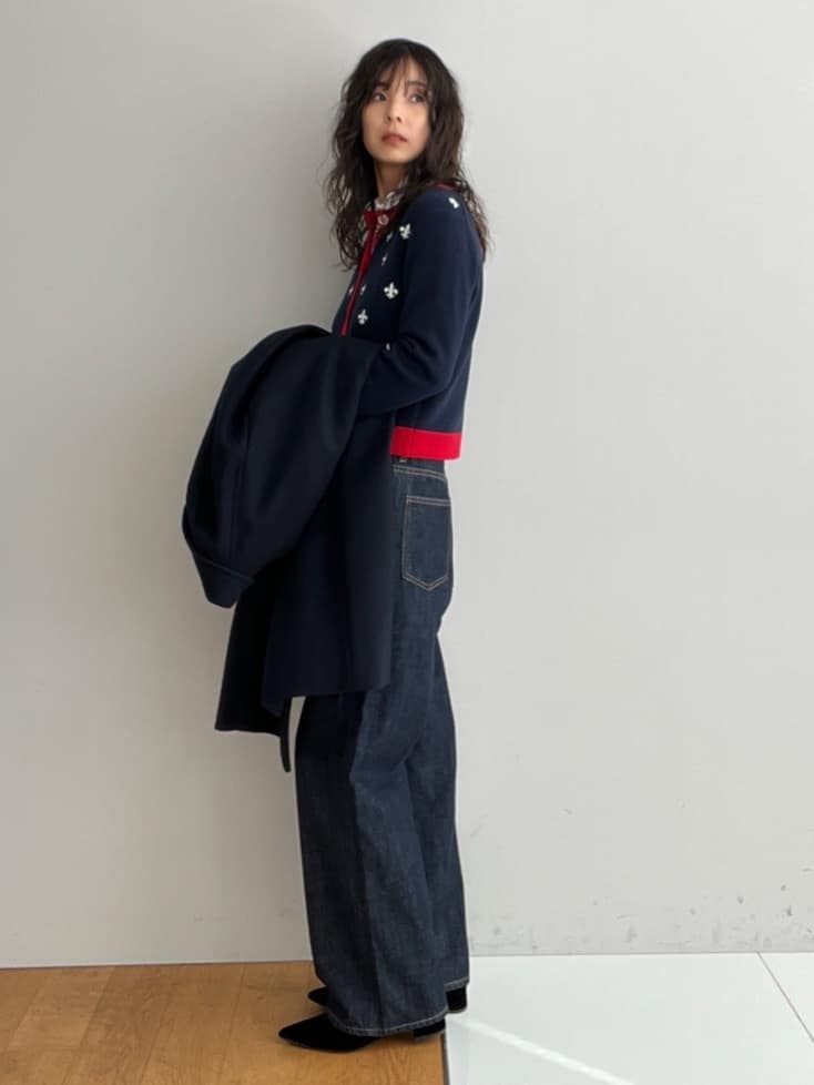 misaさんの「DRESSTERIOR｜Super110sウールステンカラーコート」を使ったコーディネート