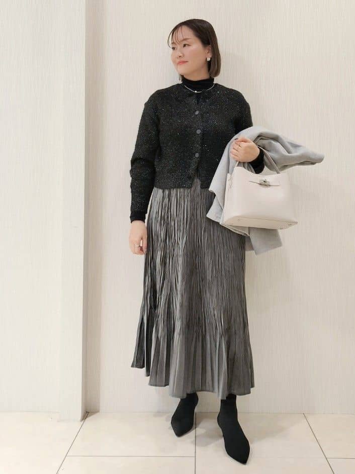 naokoさんの「UNTITLED｜【着回しが効く／オンオフアウター】ウールショートコート」を使ったコーディネート