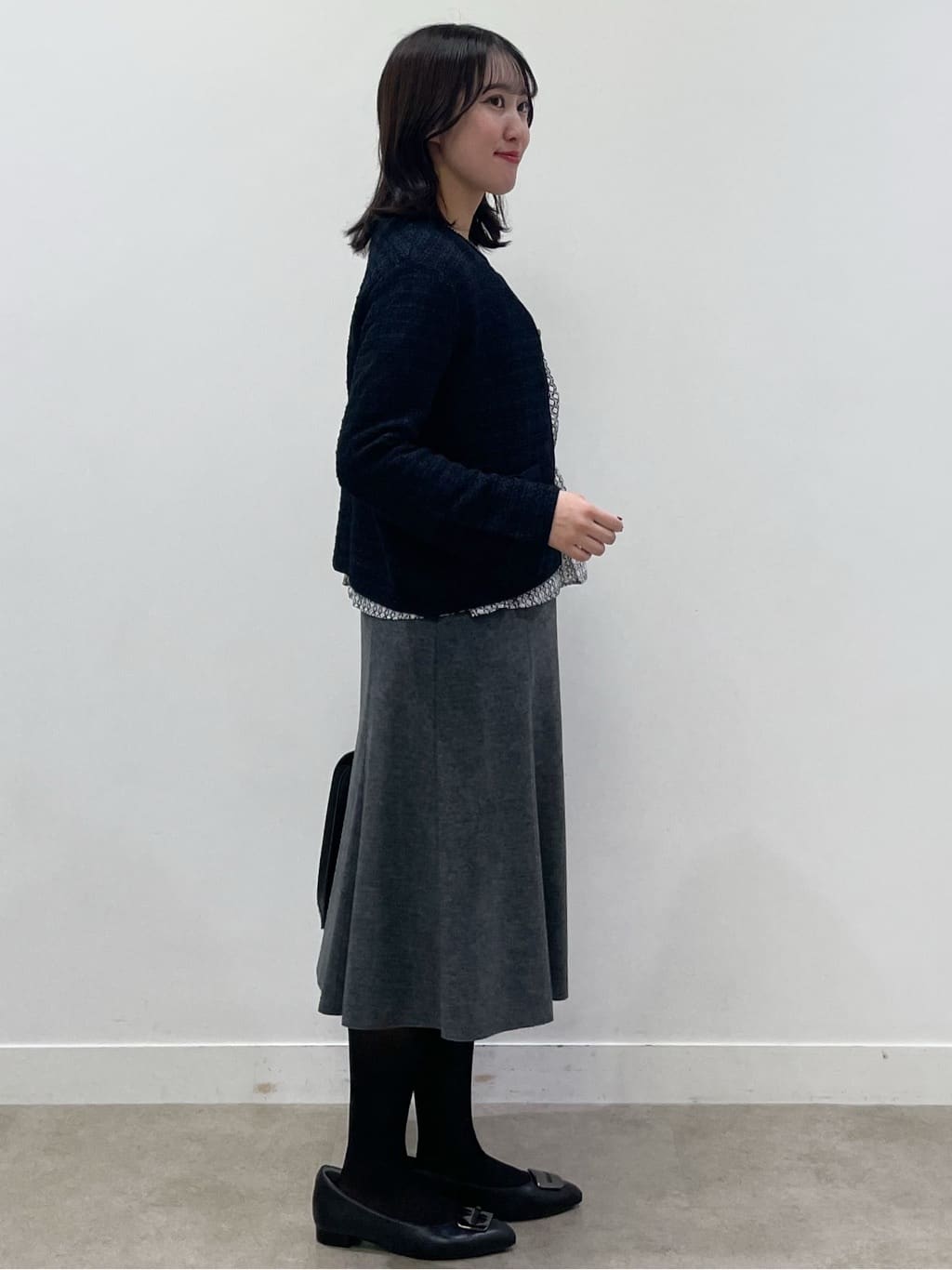 yukariさんの「Reflect｜【ライトアウター／ゆったりシルエット／気軽な羽織に◎】ドライタッチカーディガン」を使ったコーディネート
