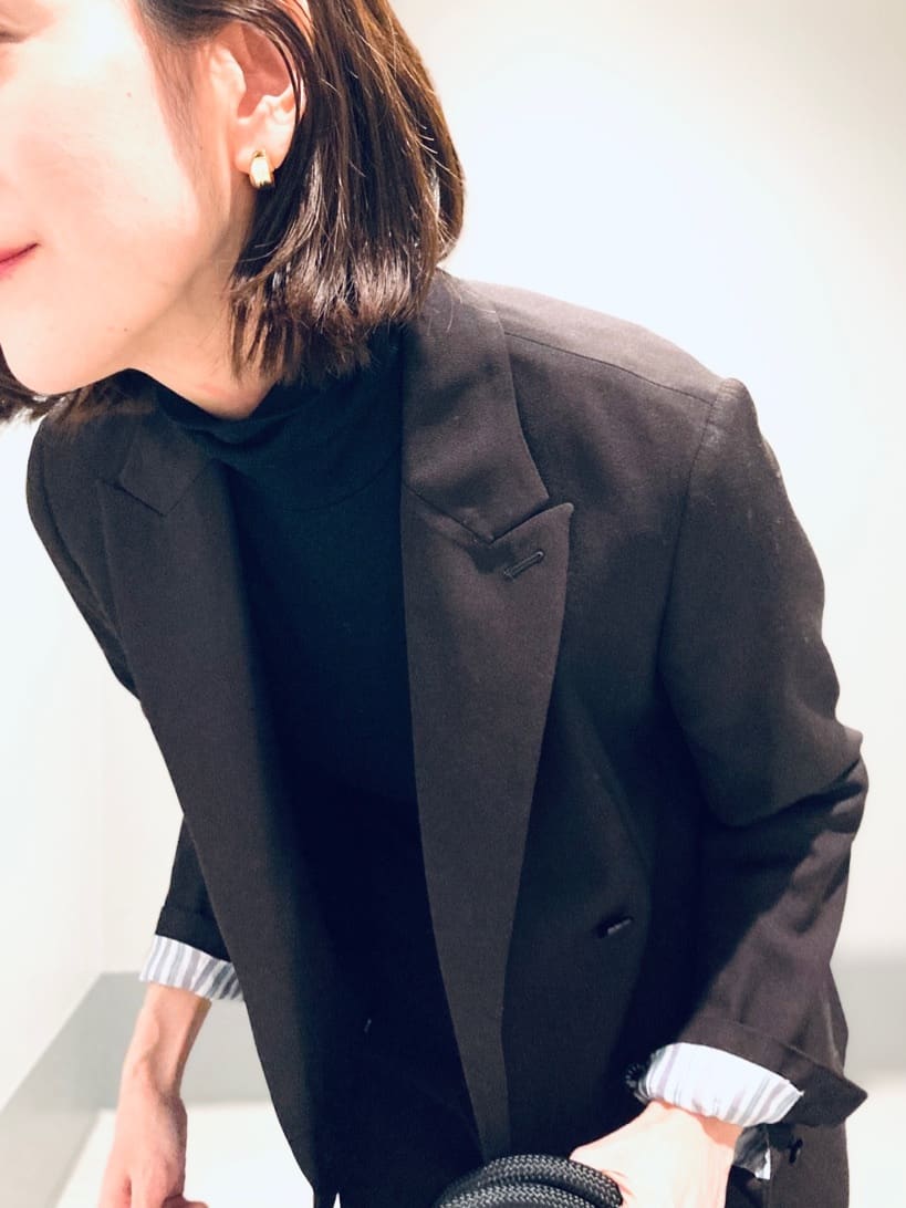 Furuさんの「DRESSTERIOR｜◆【セットアップ可/オンオフ】ウールビスコースカルゼジャケット」を使ったコーディネート