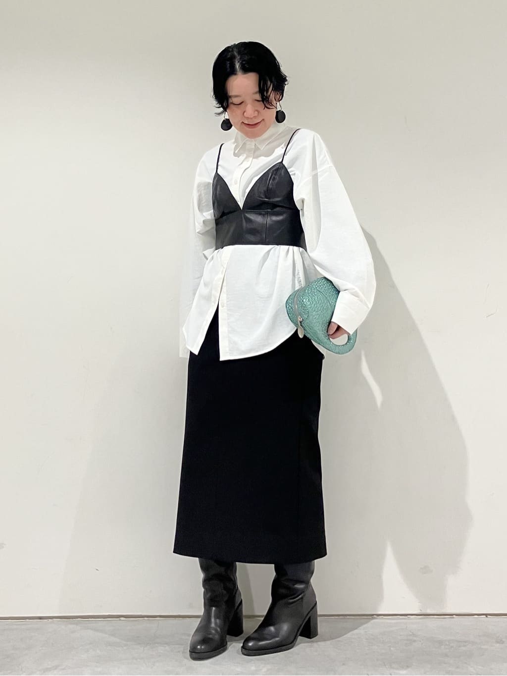 Cさんの「HIROKO HAYASHI｜GIRASOLE PIPERITA（ジラソーレ ピペリータ）クロワッサンバッグ」を使ったコーディネート