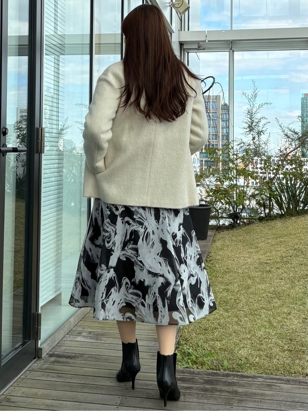 sayaさんの「COUP DE CHANCE｜【手洗い可／日本製】ケーブルニット」を使ったコーディネート