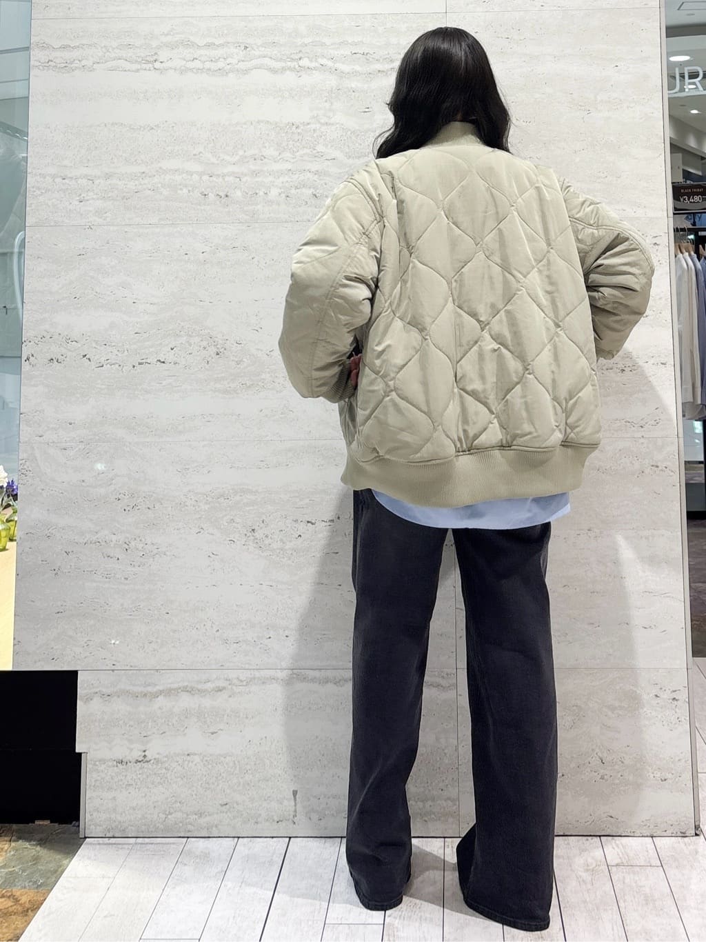 かほさんの「OPAQUE.CLIP｜《リバーシブル》キルティングブルゾン」を使ったコーディネート